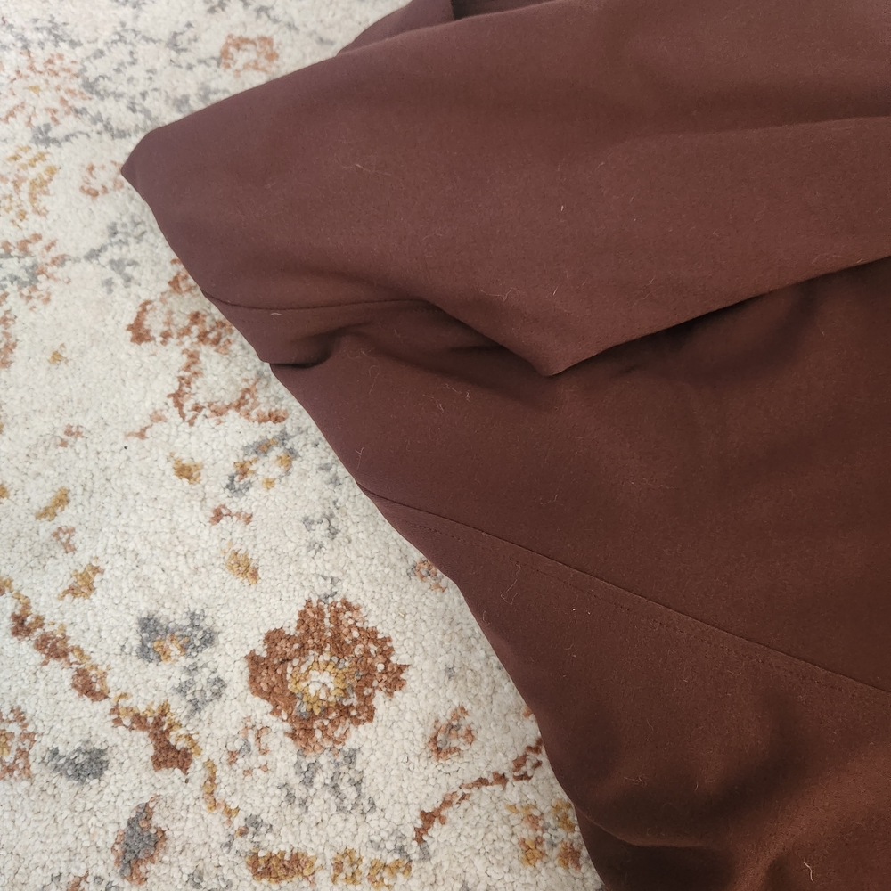Women with Control Brown Lace-Front Jean Jacket - Picture 6 of 6